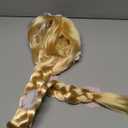 STYLER Long Blonde Rapunzel Wigs For Kids - Princess Girl Costume Cosplay Fairytale Ball Braid Wigs For Halloween Christmas Party Hair