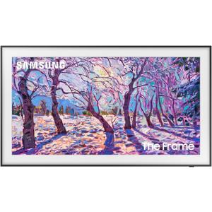 Samsung 32-Inch Class QLED The Frame LS03C Series, Quantum HDR, Art Mode, Anti-Reflection Matte Display, Slim Fit Wall Mount Included, Smart TV w/Alexa Built-in (QN32LS03CB)