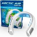 Arctic Air Freedom Touch Personal Neck Fan, 3-Speed Rechargeable Cooling Device, Long-lasting, Lightweight Portable Neck Cooler, Flexible Band & Thermo-Electric Cooling Plate for Hot Weather