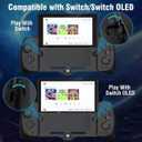 Switch Controller for Switch/OLED Controller One-Piece Joypad with Adjustable TURBO Ergonomic Full Size Handheld Mode Grip with Dual Vibration 6-Axis Motion Control/USB.