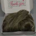 morvally Long Curly Golden Brown Beard Wig for Adult Men Cosplay Costume Halloween Anime Party