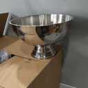 meekoo 4 Pack 13L Large Ice Bucket, Stainless Steel Champagne Bowl with Scoop, Silver Drink Beverage Tub for Parties, Cocktail Bar, Chilling