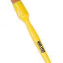 Work Stuff Premium Car Detailing Brush - Synthetic Soft Britles for Gentle Cleaning Exterior and Interior - Albino Orange (16 mm)