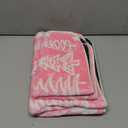 Dunzy 2 Pcs Pink Merry Christmas Rugs and Mats Set, Pink Christmas Rugs Doormat Decorations for Bathroom Washable Non Slip Welcome Floor Mat for Winter Holiday Xmas Home Kitchen Carpet Decorations