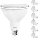 Sunco 6 Pack Outdoor Flood Light Bulb LED PAR38, Exterior Spotlight Bulbs, Weatherproof, 1050 LM, 13W (100W Equivalent), 5000K Daylight, Wet Rated, Dimmable, E26 Base UL