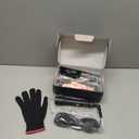 Lopeie 5 in 1 Curling Iron with Thermal Brush and 4 Interchangeable Ceramic Barrels(1/2 to 1 1/2 inch), Curling Wand Set with Flat Iron, Fast Heating, Dual Voltage Hair Curler, Gifts for Women (Rose Gold)