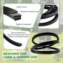 GX20072 Mower Deck Belt 42 inch for John Deere D110 D105 LA115 L100 LA100 LA105 LA110 L130 1742 D 100 110 120 130 X 110 125 145 LA 105 L100, Craftsman SPM215471655,Sabre GX20072, GY20570 1/2" X 104"