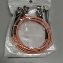 XRDS -RF SDI Cable 3FT 2PCS, Flexible BNC to BNC Right Angle Video Cable 75 Ohm RG179 BNC Male Extension Cable for 3G/6G HD SDI Camera Monitor Video Recorder SDI to HDMI Converter (Brown)