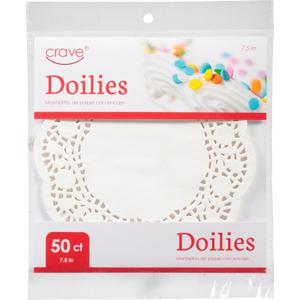 CRAVE Paper Doilies 50 Count, 50 CT