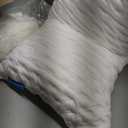 Cooling Side Sleeper Pillow for Neck and Shoulder Pain, Luxury Shredded Memory Foam Curved Bed Pillows for Sleeping Set of 1- Adjustable King Size- Washable Cover Crescent White