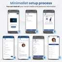 Card - Digital Business Card - Tap to Share - AI Assistant - Networking Card Powered by AI - Connect with People - Tap the NFC or Scan the QR - Compatible with iPhone & Android
