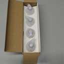 DEWENWILS Light Sensor Socket, E26/E27 Socket Adapter, Automatic Dusk to Dawn, Double Sensors for Porch/Wall Light Fixtures, Compatible with Incandescent/CFL/LED/Halogen, 4 Pack, White, ETL Listed