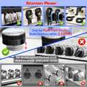 Gas Stove Knob Locks, Stove Knob Safety Covers for Child, Prevent Kids Pets from Turning on Stoves - Black-5 Pack