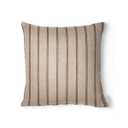 Brown Pillow With Stripes, 20"x20"