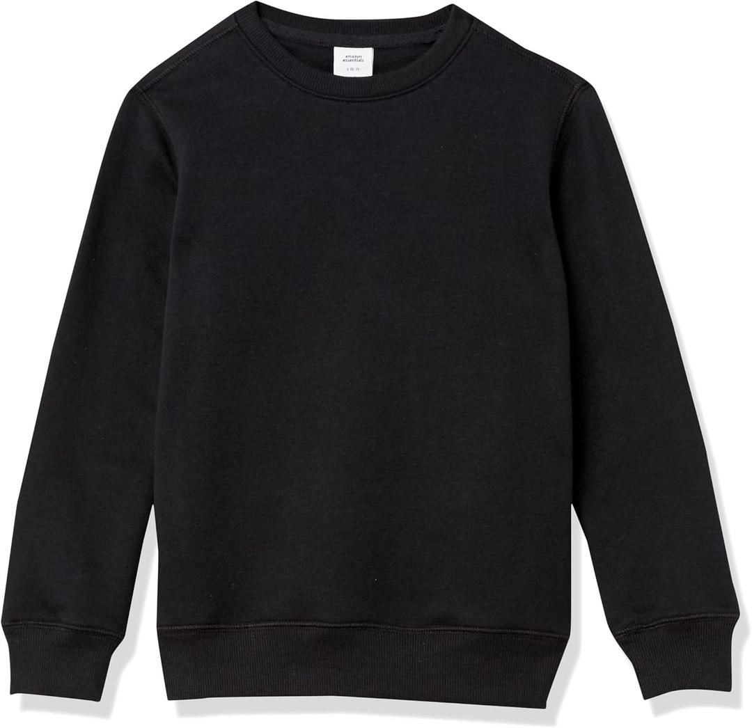 Amazon Essentials Boys and Toddlers' Fleece Crew-Neck Sweatshirts, Multipacks