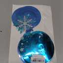 20 Pcs Winter Snowflake Hanging Swirl Decoration Christmas Hanging Whirls Ceiling Decor for New Year Wedding Baby Shower Party Supplies(Blue)