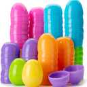 24 Pack Easter Eggs Filled with Brain Teaser Puzzles, Easters Egg Stuffers for Teens Kids Boys Girls, Easter Basket Stuffers for Kids Teens Adults, Eggs Fillers Hunt Game, Classroom Prize Supplies