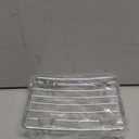 Soap Dish, Stainless Steel Bar Soap Holder for Shower, Self Draining Stand Soap Saver for Bathroom, Kicthen Sink and Countertop, Chrome 1-Pack