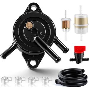 Fuel Pump for Kohler 17HP-25 HP Small Engine Lawn Mower Tractor, Gas Vacuum Fuel Pump with Fuel Filter for Honda for Yamaha for John Deere