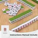 Aceshmir Mahjong Tile Set, 146pcs Chinese Mahjong Set Quality Mah Jong Tiles with Exquisite Storage Box Easy to Carry, Instructions Include Mah Jongg Sets for Family & Friends Gatherings