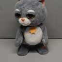 Interactive Stuffed Plush Animal Toy Mimicking Repeating What You Say, Dancing Cat Toy for Baby Toddler, Cute Singing Cat Toys for 1 Year Old Boy Girl Early Learning Educational