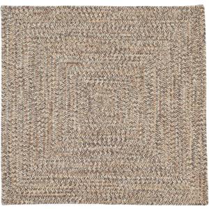 Colonial Mills Siena Multi Braided Rug - Storm Gray 3' Square