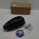 Yeesport Motorized Bike Fuel Tank, 4L/1 Gal, Fits 49CC-80CC Bikes, Easy Install, Includes Tank Cap & Switch Valve, Black