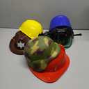 Liberty Imports 6 PACK - Dress Up Pretend Career Role Play Hard Hats & Helmets for Little Kids - Halloween Costume Role Play Toddler Dressup Set (Police, Fireman, Construction, SWAT, Cowboy, Army)