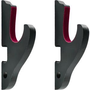 Eforlife 2/Set Sword Hook Wall Mount Samurai Sword Hanger Display Holder Adjustable for Katana Wakizashi Tanto Genji Sword Weapon Rack (1 Tier Padded)