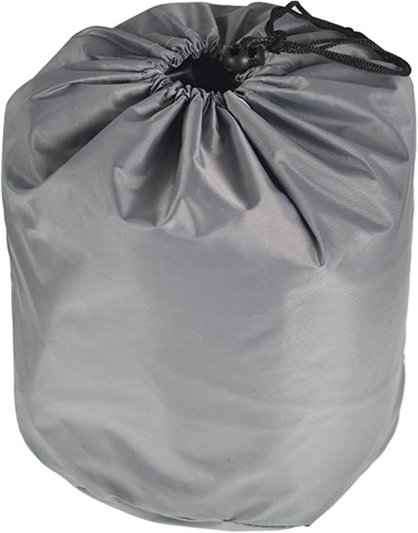 20-22Ft 210D Grey Boat Cover Replacement for V-Hull Tri-Hull Runabouts