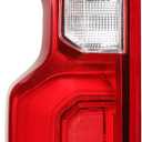 Boine Left Driver Side Tail Light Compatible With 2019-2023 Chevy Silverado 1500 2500HD 3500HD LED Model Rear Light Housing - Bulb and Harness Included (Led Typel, Left Driver Side)