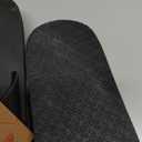 ZeroXposur Men's Embossed Flip Flops (12, Black)