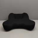 Reading Pillow for Lap, Laptop Pillow, Soft Lap Desk, Gaming Pillow for Reading, Working, Gaming in Bed, Couch, Car (Black)