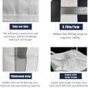 FIBC Bulk Bag - 2650 lbs Capacity, 39x39x39 inches, Polypropylene (PP), Open Top, White, Rectangular, Reusable, 1-Pack