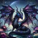 Ekuxom 5D Dragon Diamond Art Kits for Adults, Dragon Diamond Painting Kits for Adults, Round Full Drill Diamond Art Craft for Home Wall Decor 14x14 inch