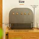 Jewelry Dish Tray,Bathroom Countertop Vanity Tray,Perfume Organizer,Key Holder Bowl, Entryway Decorative Tray, Girls Room Organizer for Claw Clip, Bracelet,Ring,Hair Ties,Makeup-Grey (Gray)