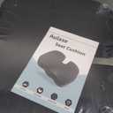 Luxury Seat Cushion, 3 Inch Thick Memory Foam for Pressure Relief, Sciatica, Tailbone Pain & Back Pain Relief, Multi-Use for Bleachers, Car, Gaming, Office Chair