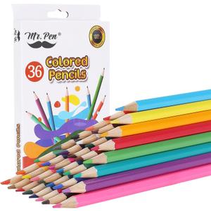 Mr. Pen- Colored Pencils for Kids, 36 Pack, Color Pencil Set, Color Pencils, Colored Pencils for Adult Coloring Pencils for Adults