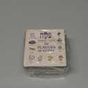 Willinglong 36 Sets Passover Drinks Coasters the Ten Plagues Coasters 4x4 Inch Paper Coaster Set for Seder Table Disposable Table Decor for Christian Gifts Passover Seder Decoration