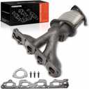 A-Premium Exhaust Manifold Catalytic Converter Kit Direct-Fit Compatible with Chevrolet Malibu 2004-2010 & Pontiac G6 2008-2010 & Saturn Aura 2008-2009, 2.4L, EPA Compliant, Replace# 12618546