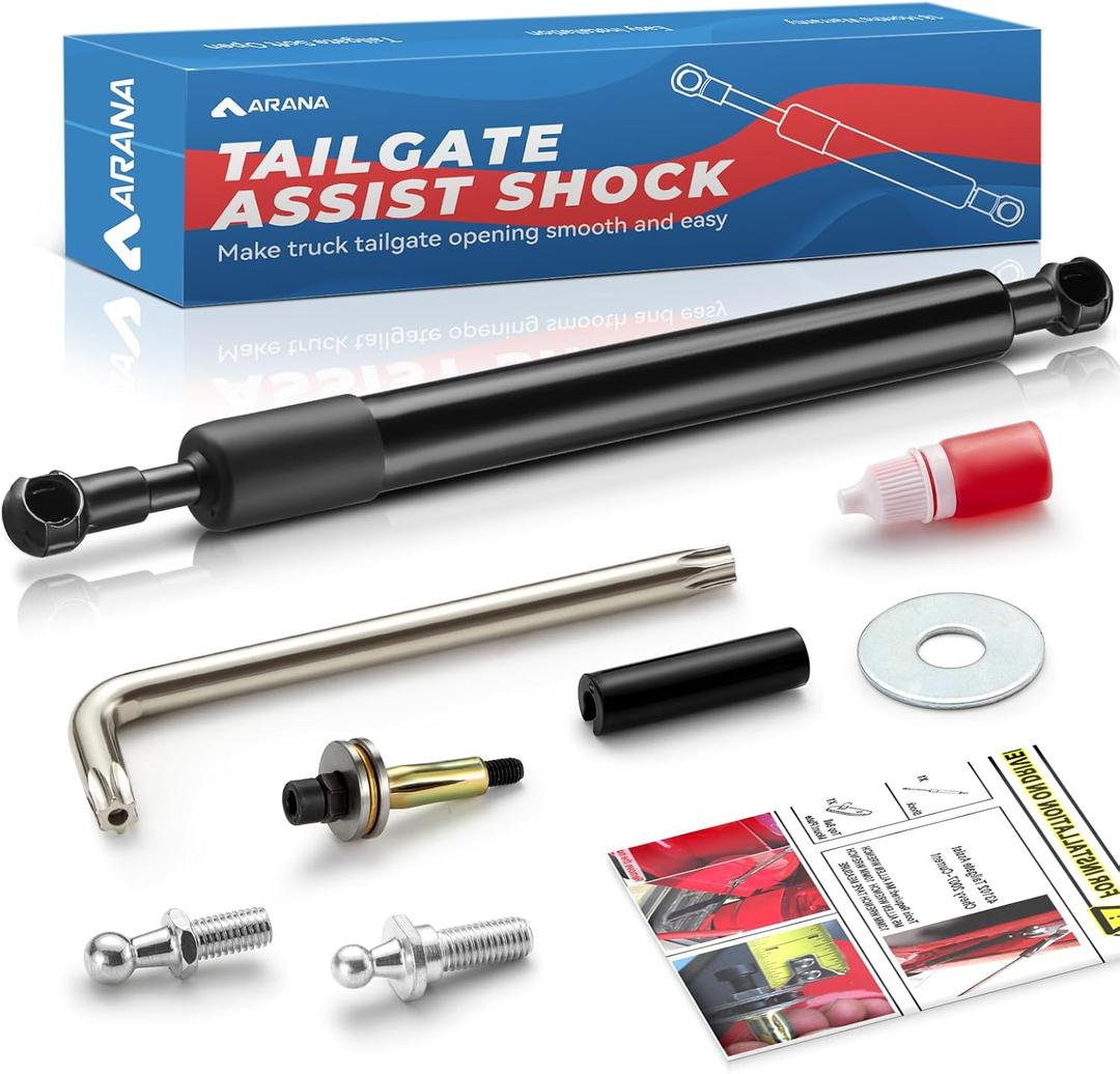 ARANA Tailgate Assist Shock for Dodge RAM 2500 3500 2003-2009, Tail Gate Mods Damper Kit Fits Dodge RAM 1500 2002-2008(All Tools Provided)