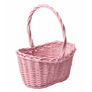CORE HOME Gift Basket 12.2in x 8.7in x 13.8in, Pink