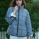 Gacaky Women's Baggy Lightweight Zip Puffer Jacket Warm Winter Down Coat with Pockets (S)