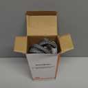 SURAIELEC 6FT Flat Extension Cord with 360 Rotating Plug, Braided Flat Plug with 3 Outlets, 16 AWG Thin Black Extension Cord for Indoor Use, Home, Office, Compact Spaces, ETL Listed