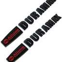 Yoaoo 2-Pack OEM Allison Duramax Emblems Badges Compatible with Silverado Sierra 1500 2500Hd 3500Hd Hood Red Black