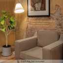 4ft Fiddle Leaf Fig Tree Artificial, Faux Fig Tree w/ 42 Leaves, Fake Ficus Lyrata Plant Real Touch Technology, Ideal for Home Office Indoor Decoration