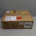 LUE BONA Square Linen Makeup Stool, Metal X Legs, Small Ottoman Stool Chair for Vanity, Modern Padded Seat Foot Rest for Makeup Room, Bathroom