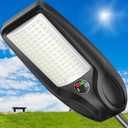 Solar Street Lights Outdoor 6000W Solar Parking Lot Lights, 350000 Lumen Street Light with Motion Sensor LED Wide Angle Lamp Waterproof IP67 Commercial Lighting for Yard