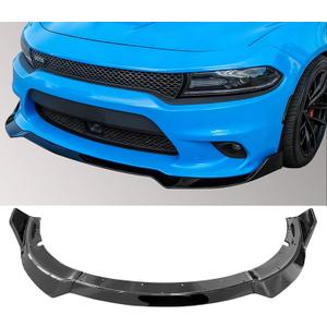 Glossy Black Front Lip Splitter for 2015-2023 Dodge Charger