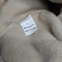 Men's Fleece Cargo Jacket Tracksuit Set 2 Pieces Solid Color Long Sleeve Button up Jacket and Cargo Pants Set (Large, Khaki)